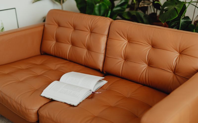 ghế sofa chất liệu da