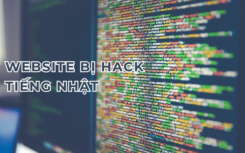 website bị hack tiếng nhật